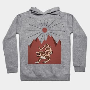 vintage bohemian tiger Hoodie